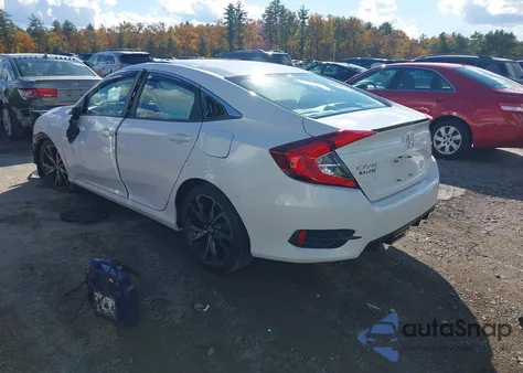 2019 Honda Civic Sport из США, поврежденный, VIN 2HGFC2F81KH528902